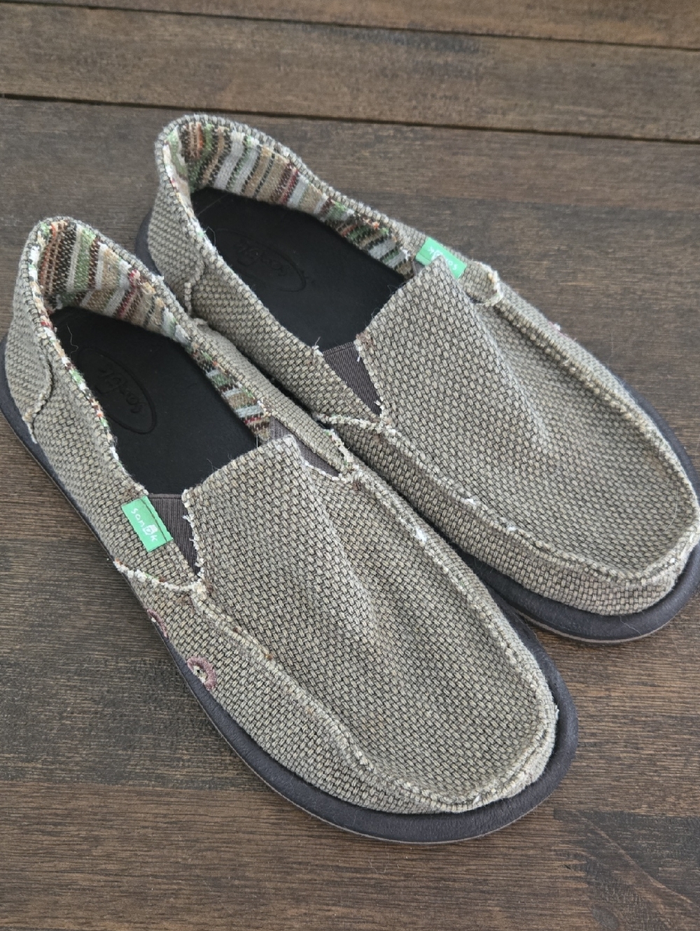 Boys's Sanuk Vagabond Casual Slip-On Canvas Shoes